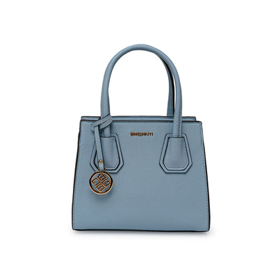 Cartera Briganti Satchel Celeste