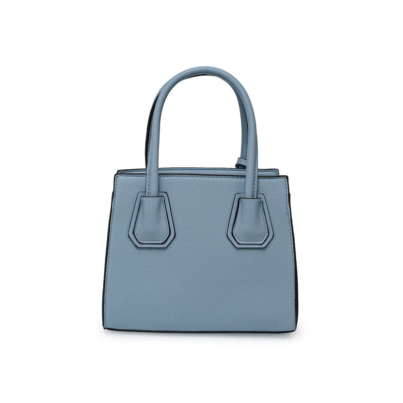 Cartera Briganti Satchel Celeste