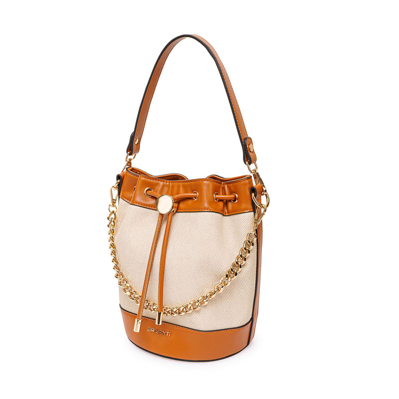 Cartera Briganti Satchel Hueso