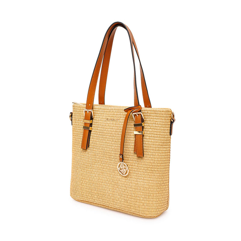 Cartera Briganti Satchel Beige