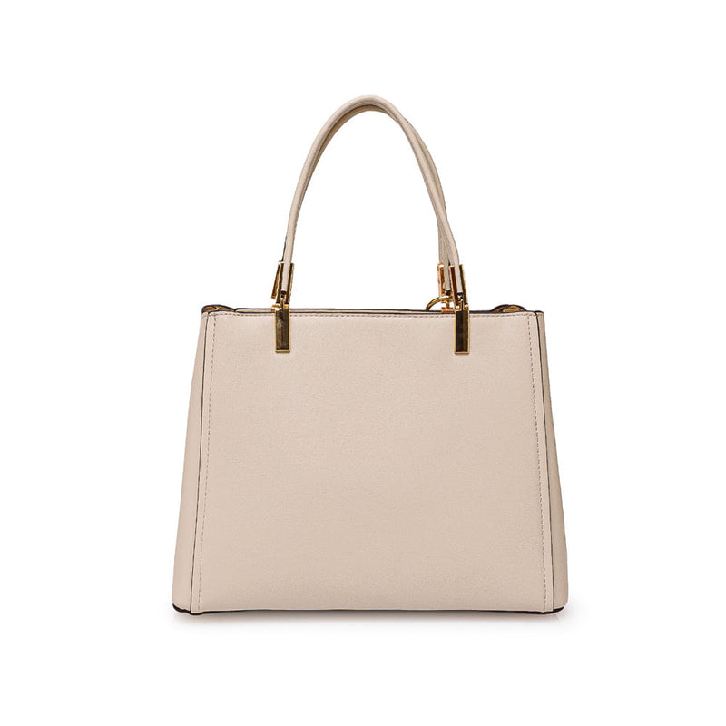Cartera Briganti Satchel Hueso