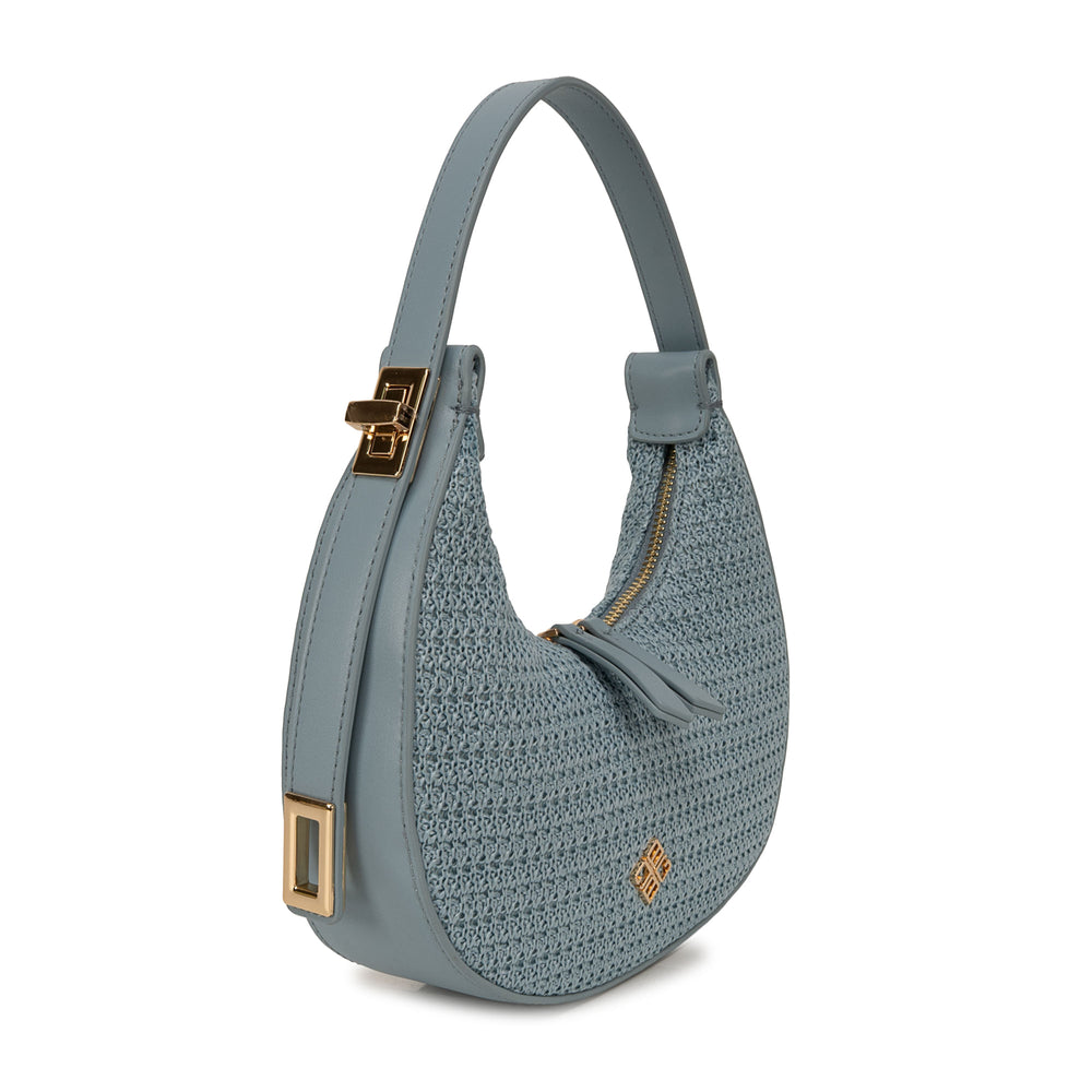 Cartera Briganti Shoulder Bag Celeste