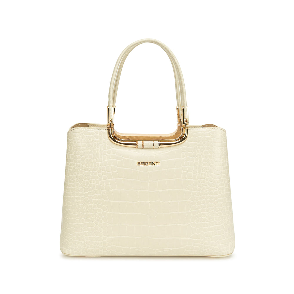 Cartera Briganti Satchel Blanco Sof