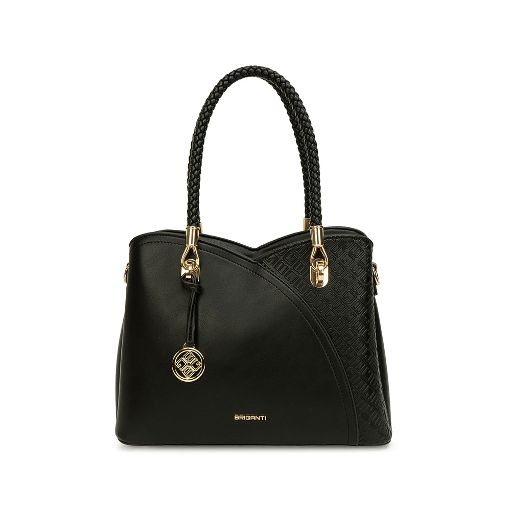 Cartera Briganti Satchel Negro