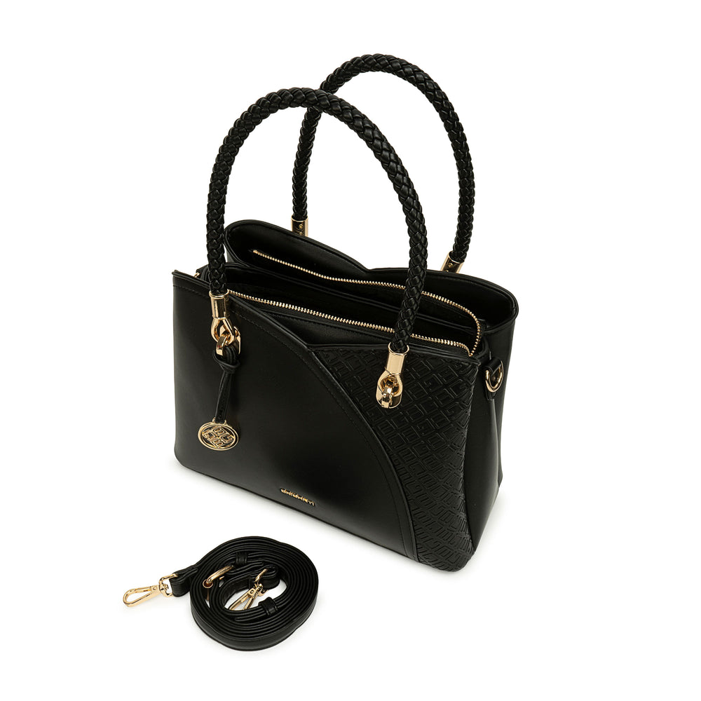 Cartera Briganti Satchel Negro