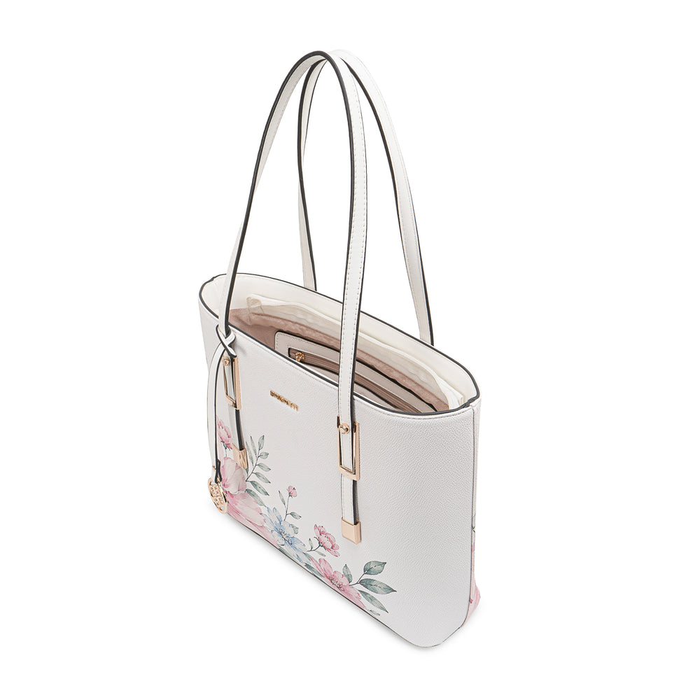 Cartera Jumbo Beig/Blan