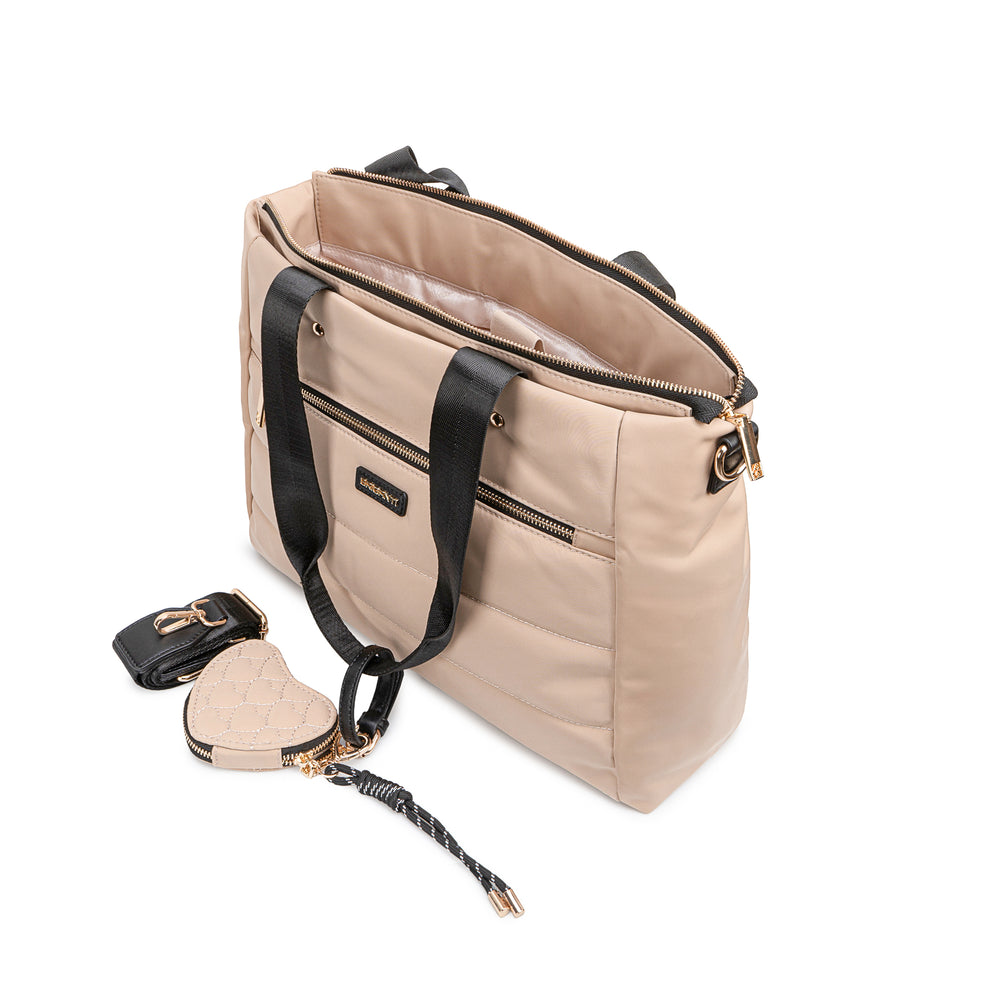 Cartera Jumbo Beige