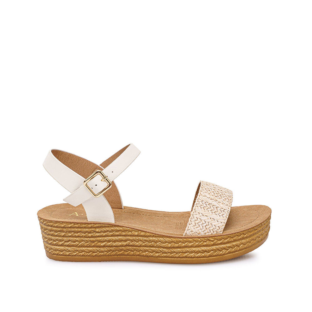 Sandalia D'orsay Casual Blanco