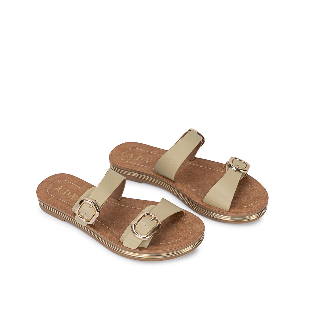 Sandalia Slide Casual Verde