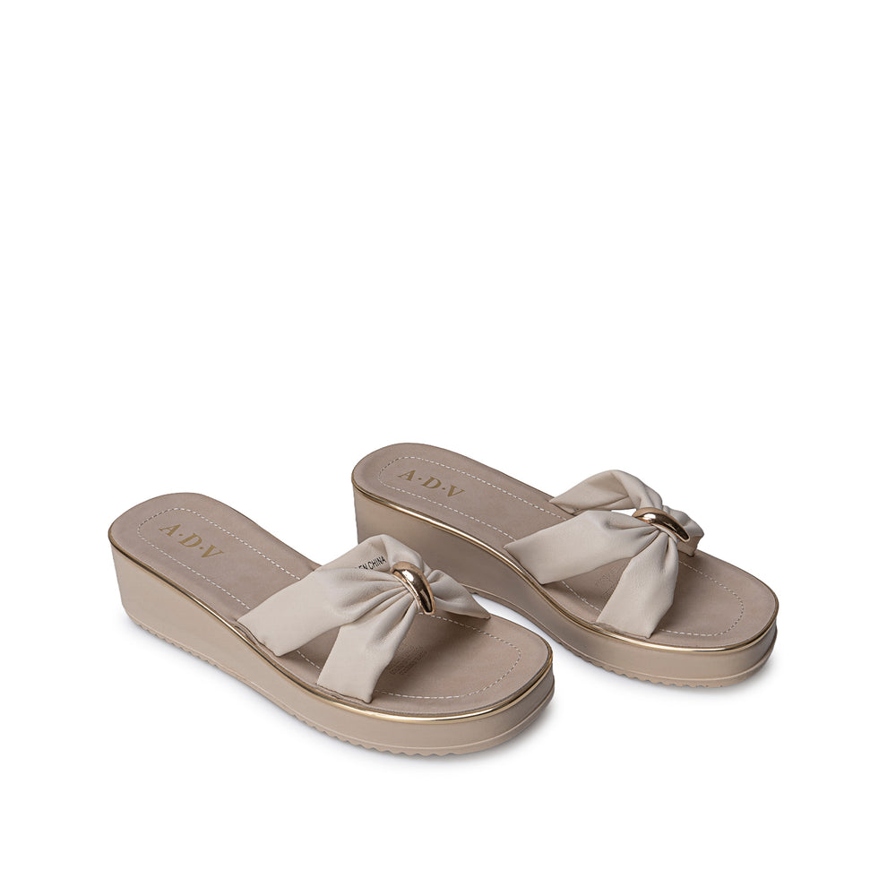 Sandalia Slide Casual Blanco Off