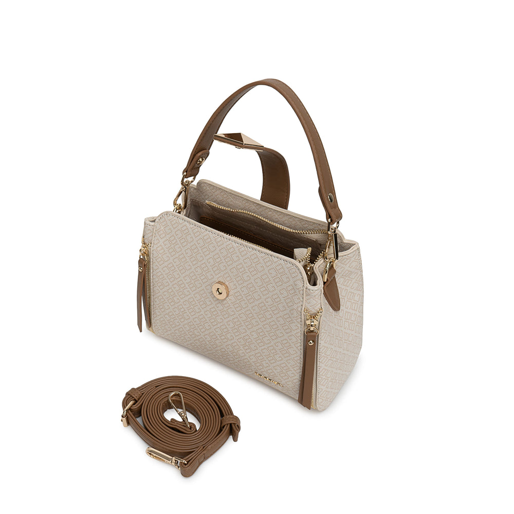 Cartera Briganti Crossbody Hues/Moca