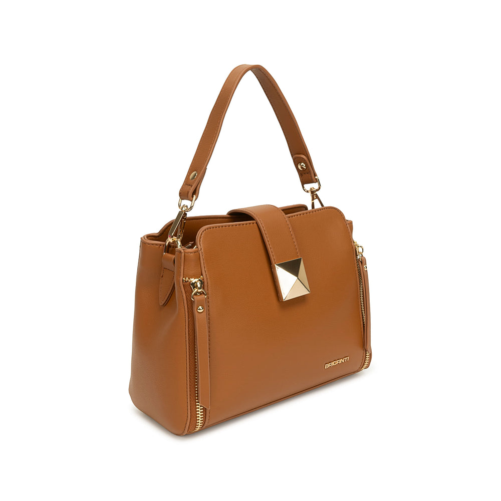 Cartera Briganti Crossbody Natural