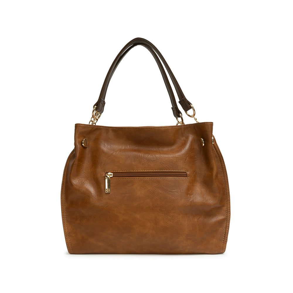 Cartera Briganti Hobo Marron