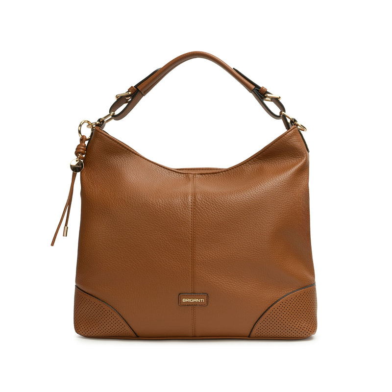 Cartera Briganti Hobo Natural
