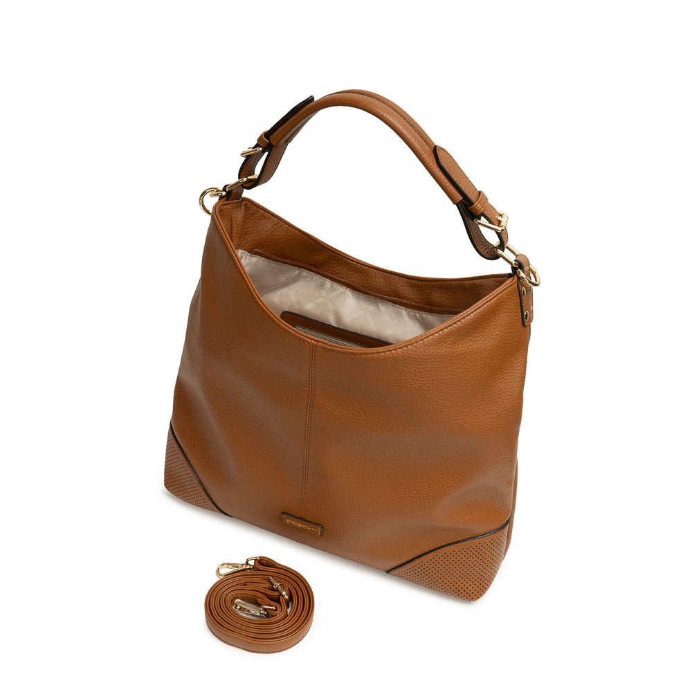 Cartera Briganti Hobo Natural