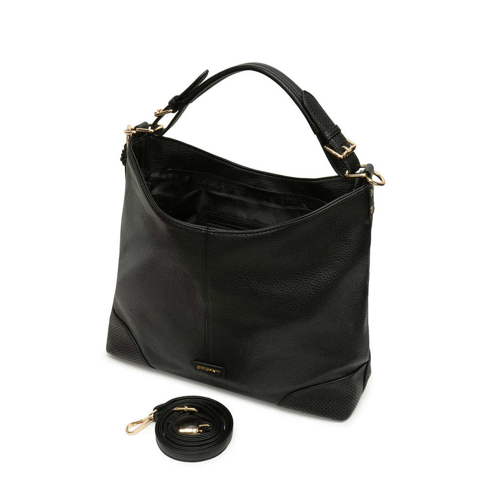 Cartera Briganti Hobo Negro