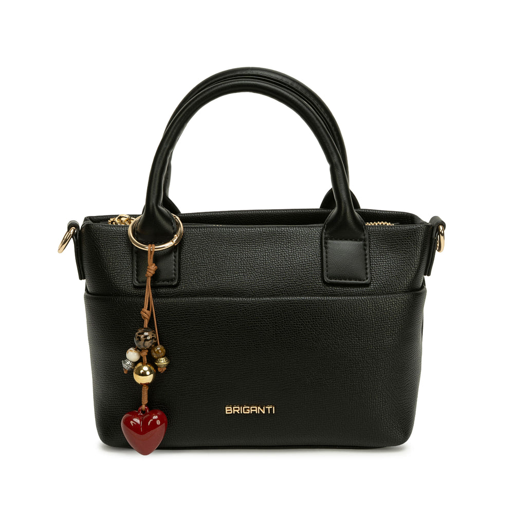 Cartera Briganti Mini Satchel Negro