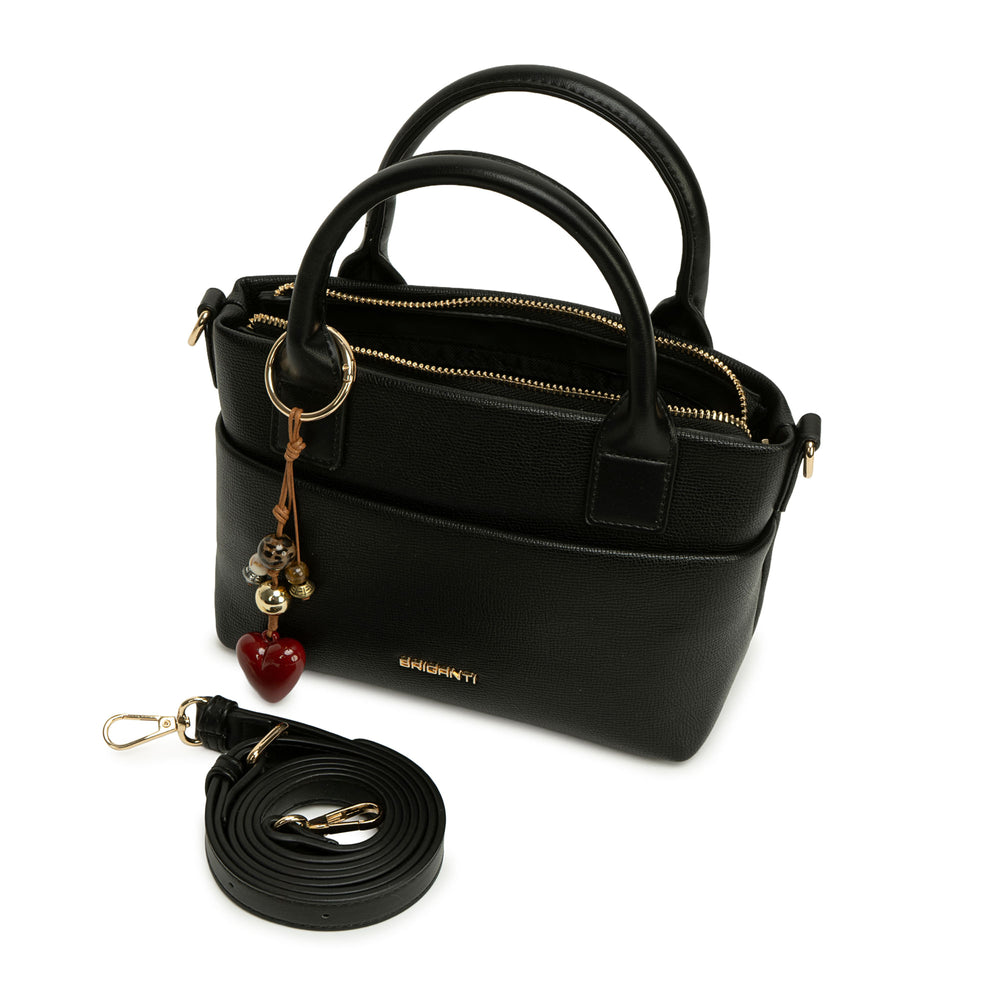 Cartera Briganti Mini Satchel Negro