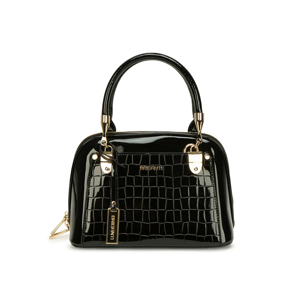Cartera Briganti Mini Satchel Negro