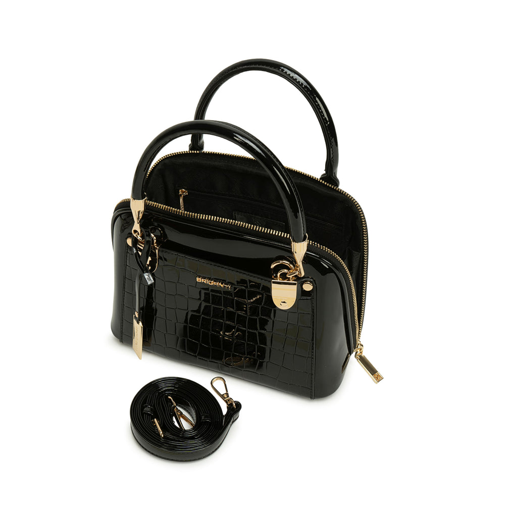 Cartera Briganti Mini Satchel Negro
