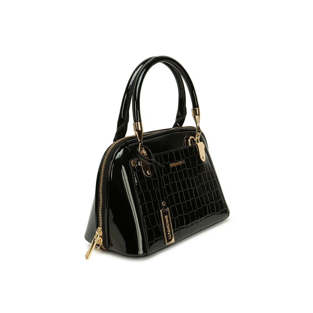 Cartera Briganti Mini Satchel Negro