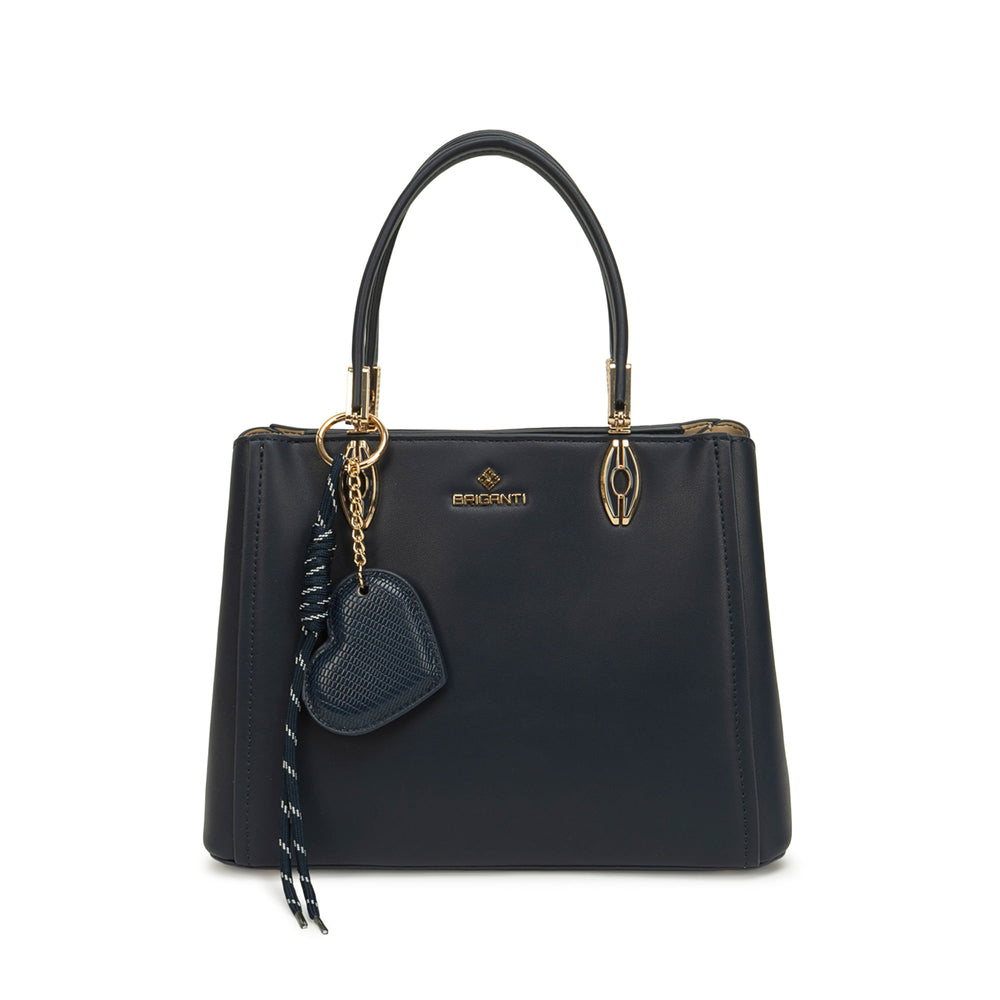 Cartera Briganti Satchel Azul