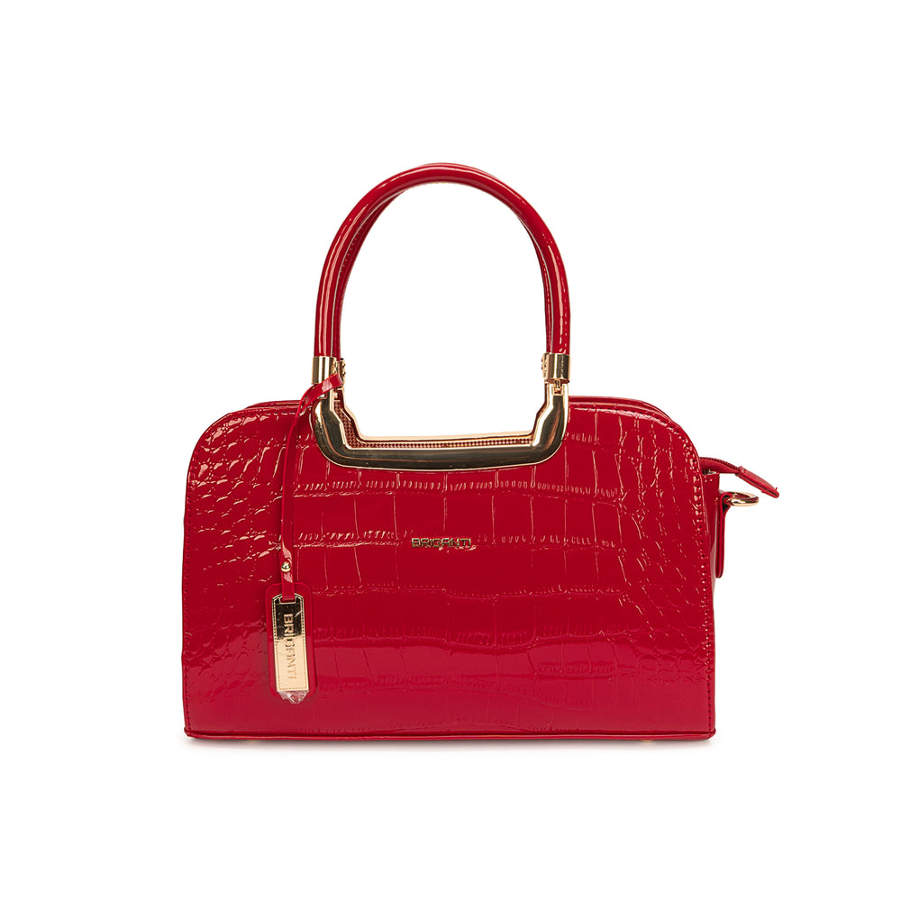 Cartera Briganti Satchel Rojo