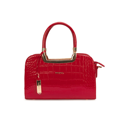 Cartera Briganti Satchel Rojo