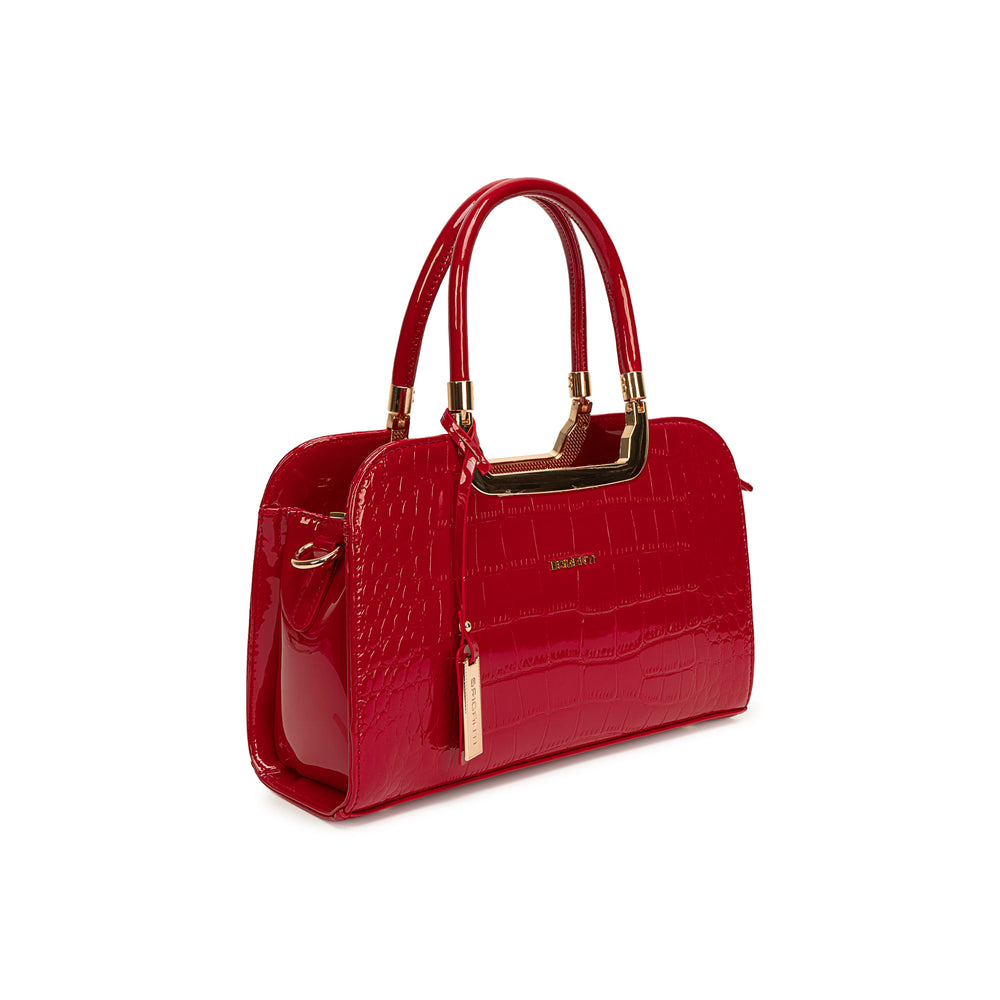 Cartera Briganti Satchel Rojo