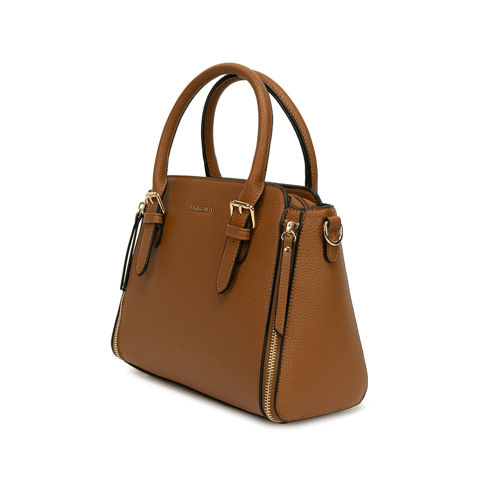 Cartera Briganti Satchel Natural