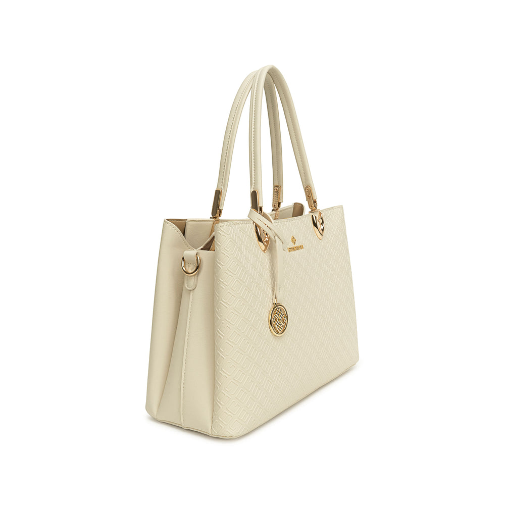 Cartera Briganti Satchel Hueso