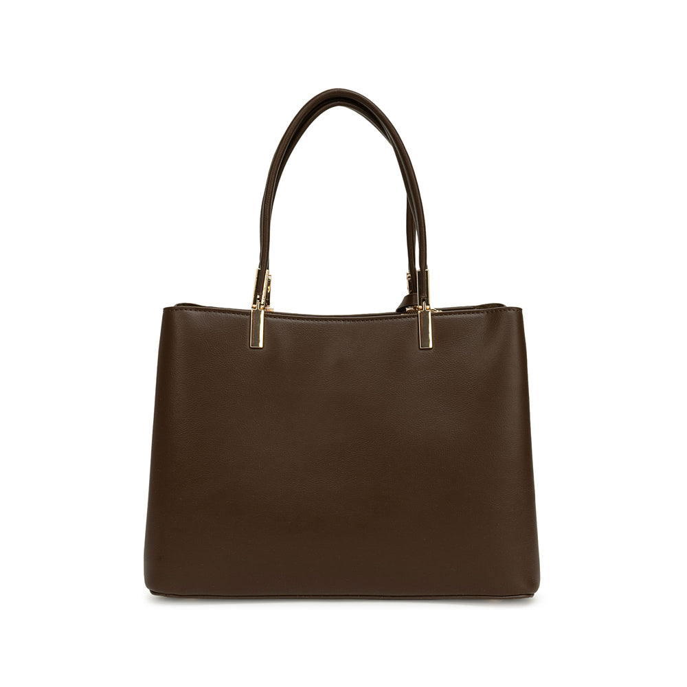 Cartera Briganti Satchel Marron