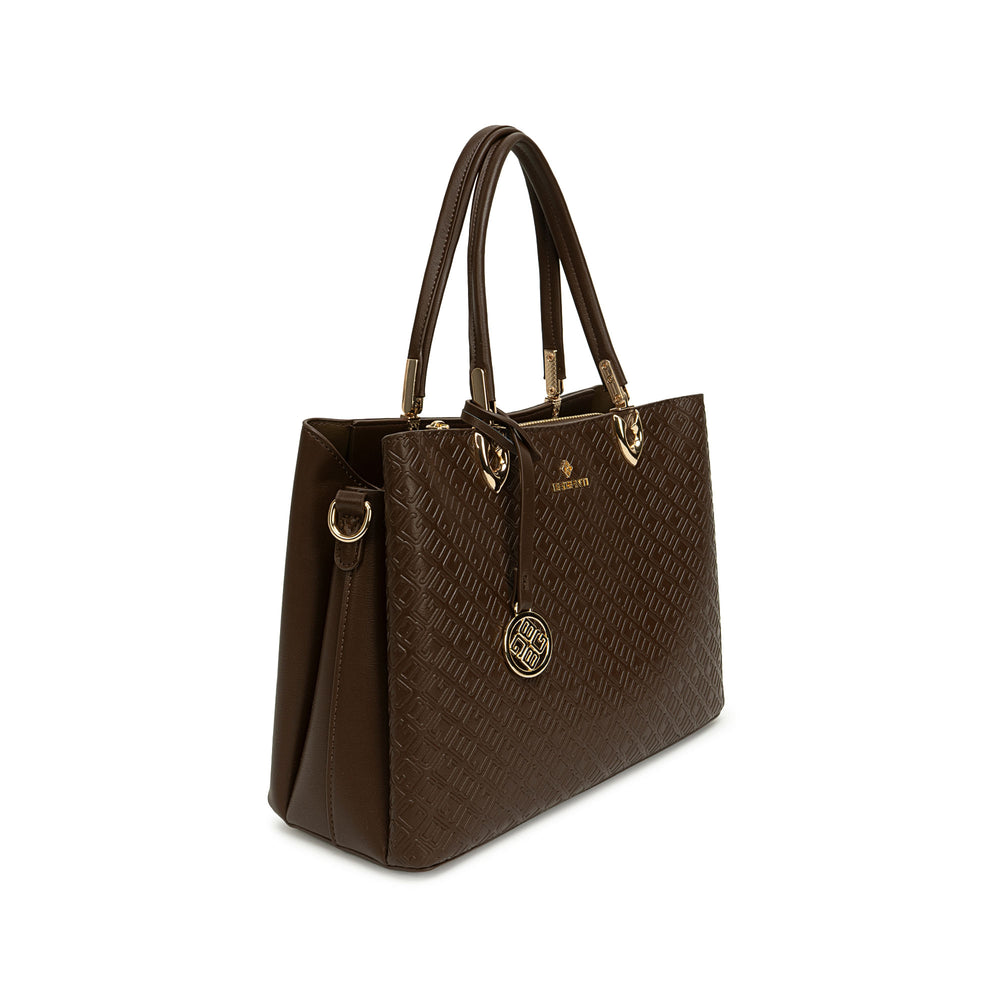 Cartera Briganti Satchel Marron