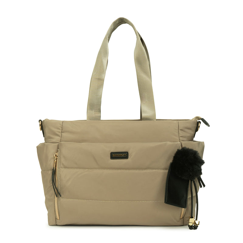 Cartera Briganti Tote Taupe
