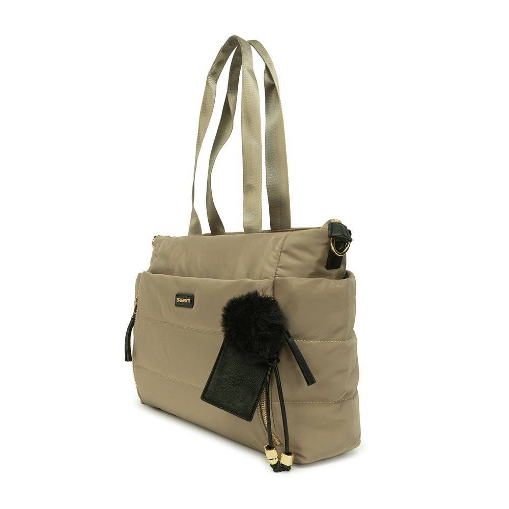 Cartera Briganti Tote Taupe