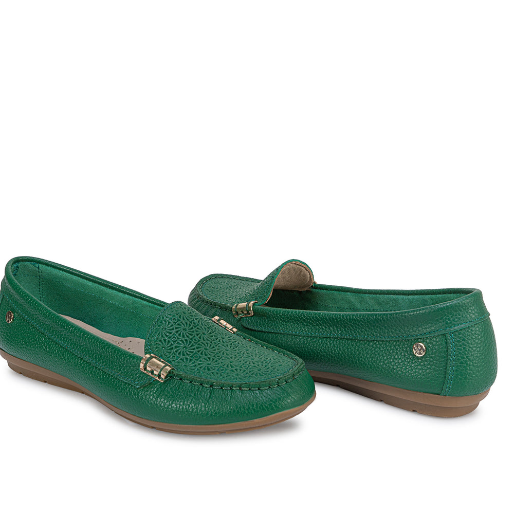 Zapato Mocasin Casual Verd/Hoja