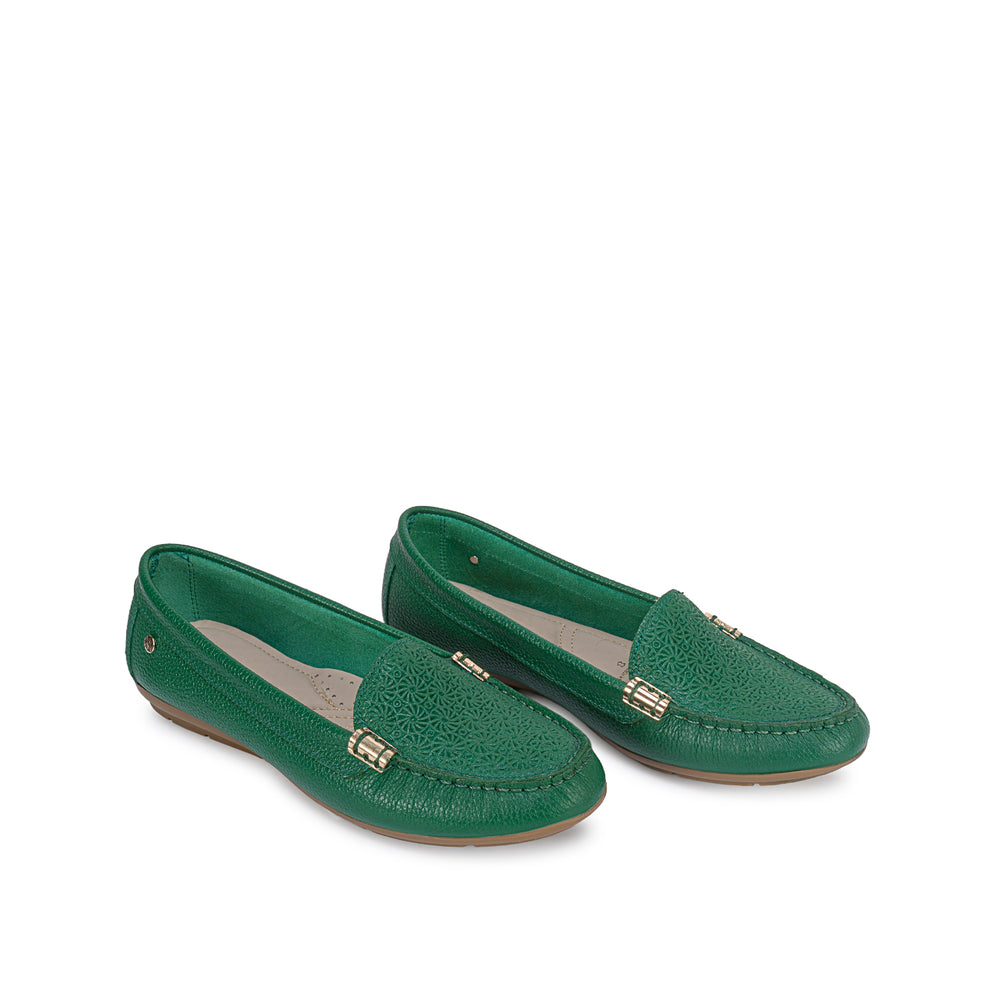 Zapato Mocasin Casual Verd/Hoja