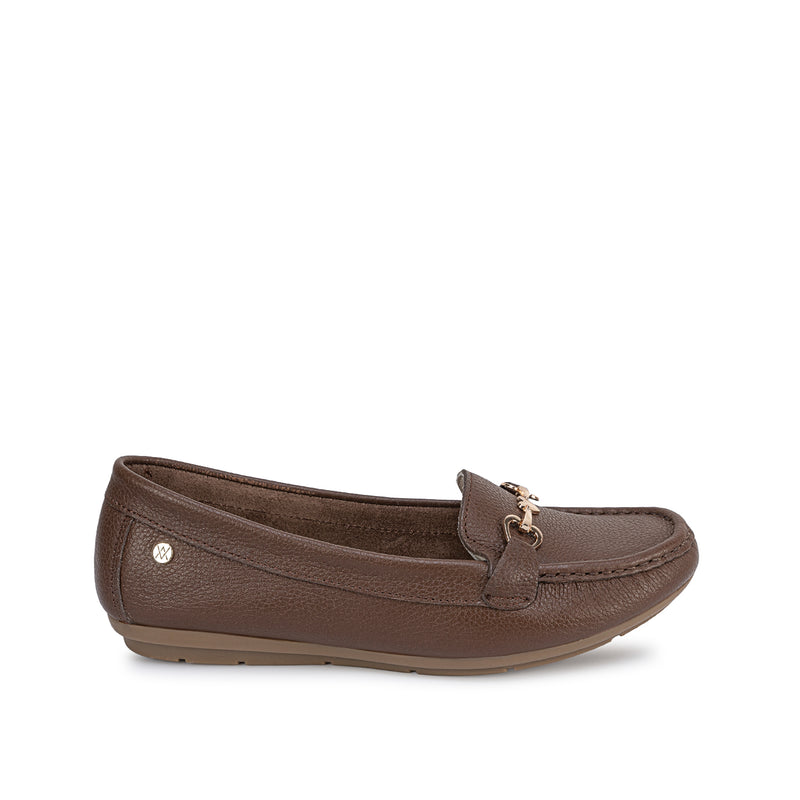 Zapato Mocasin Casual Marron