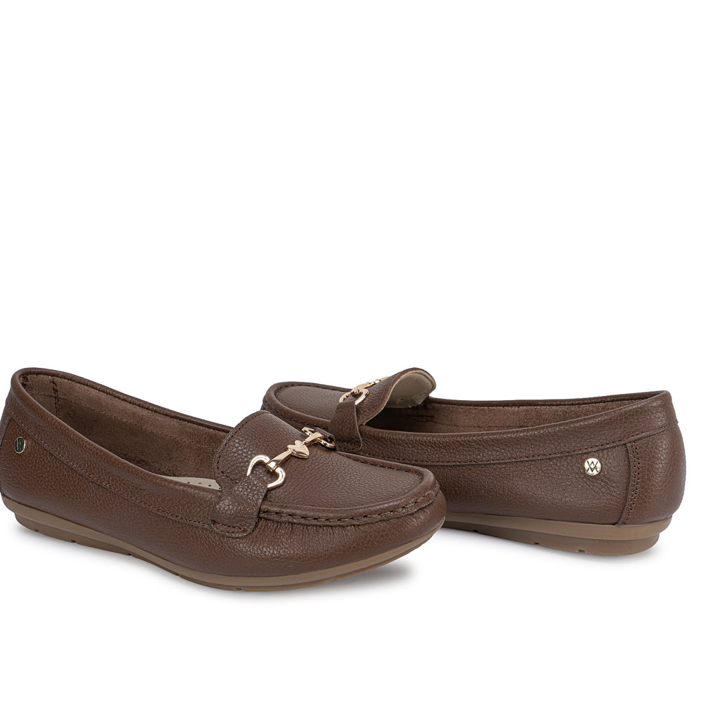 Zapato Mocasin Casual Marron