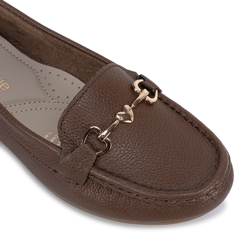 Zapato Mocasin Casual Marron