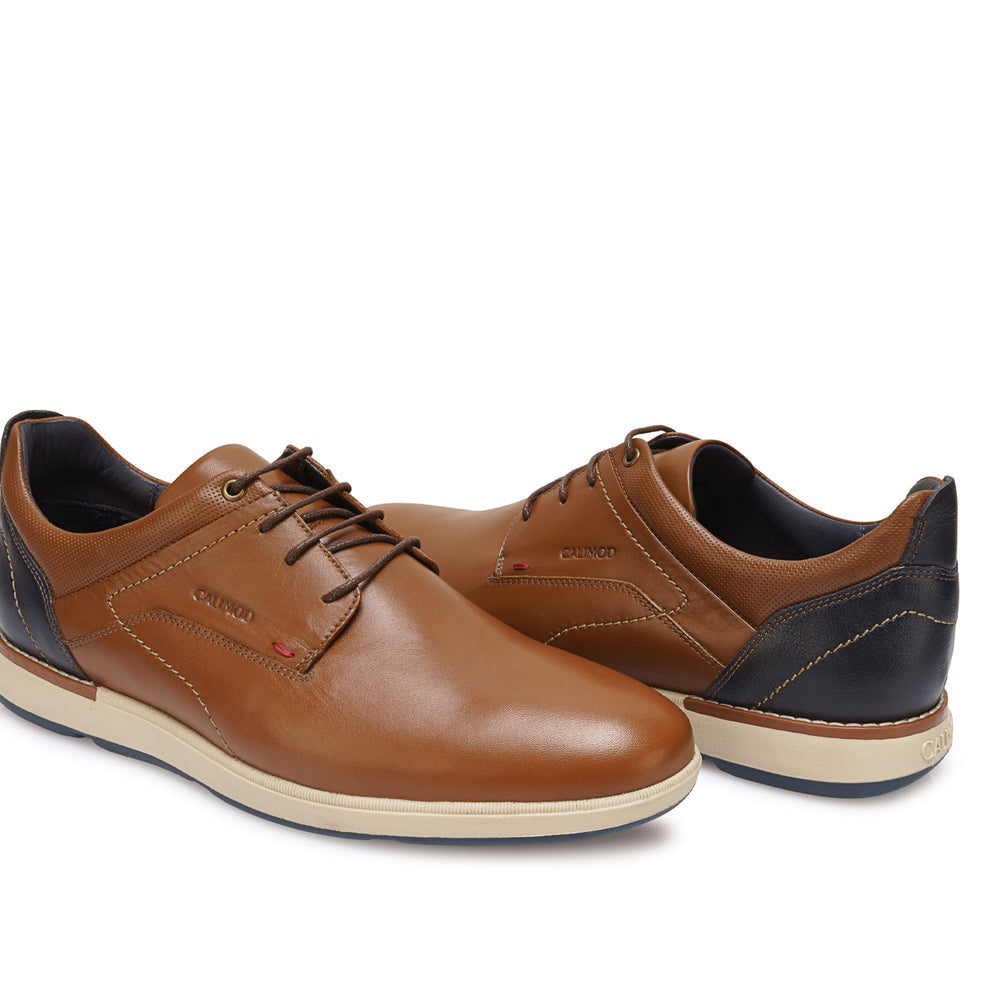 Zapato Derby Casual Tan