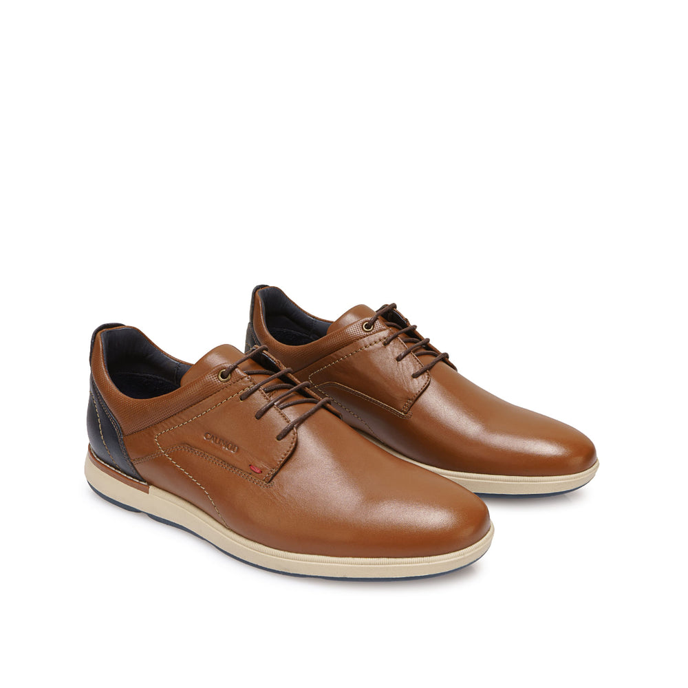 Zapato Derby Casual Tan