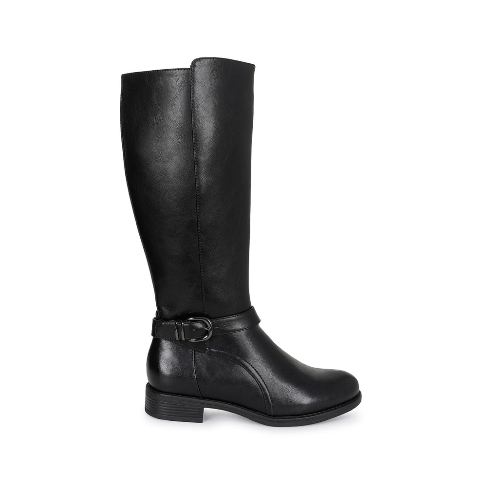 Bota Alta Jodhpur Casual Negro Adv