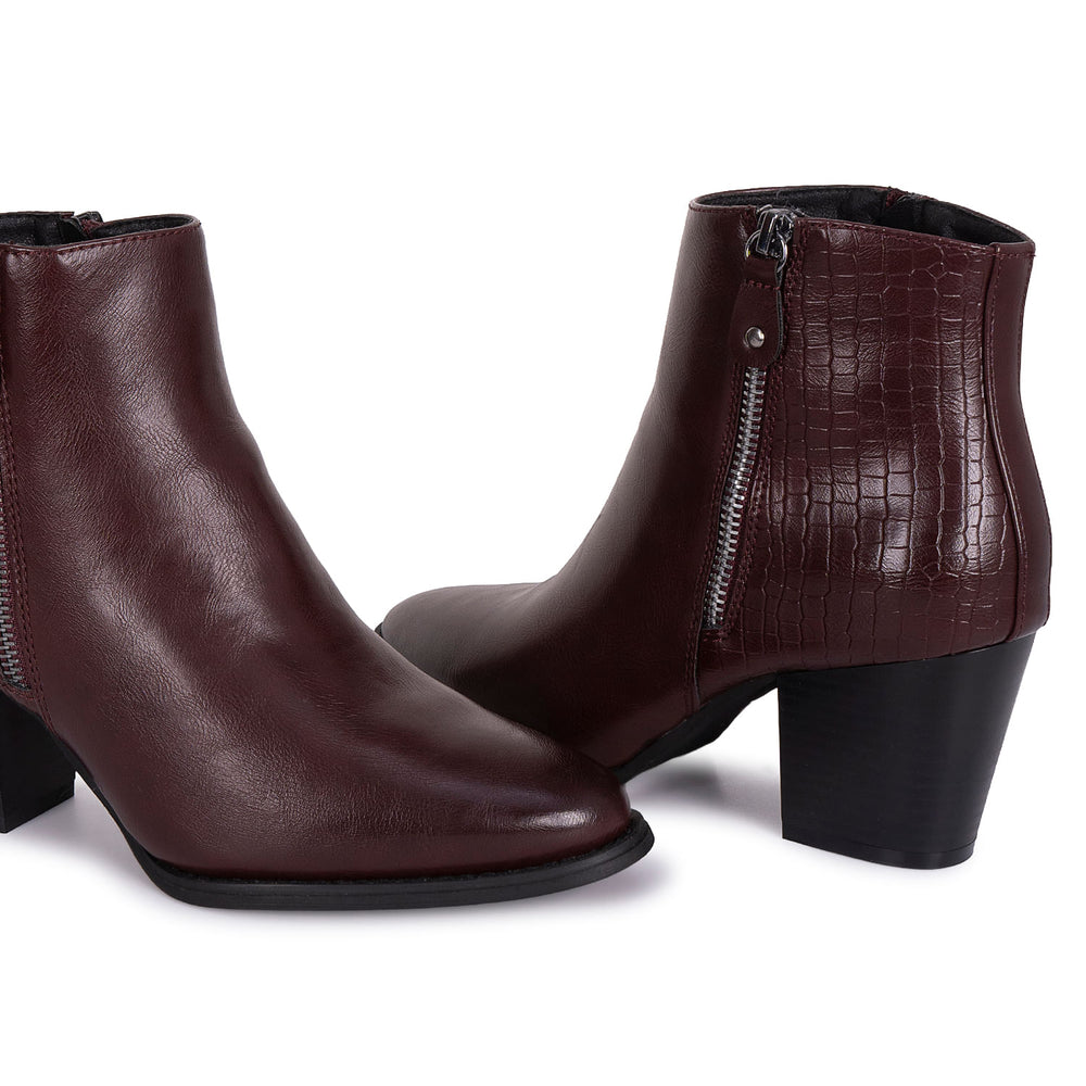 Botin Jodhpur Casual Cherry Adv