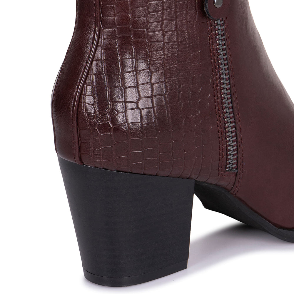 Botin Jodhpur Casual Cherry Adv