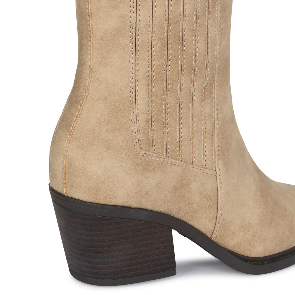 Botin Jodhpur Casual Beige Adv