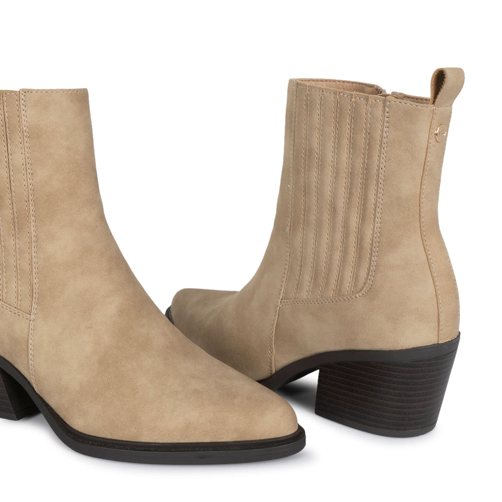 Botin Jodhpur Casual Beige Adv