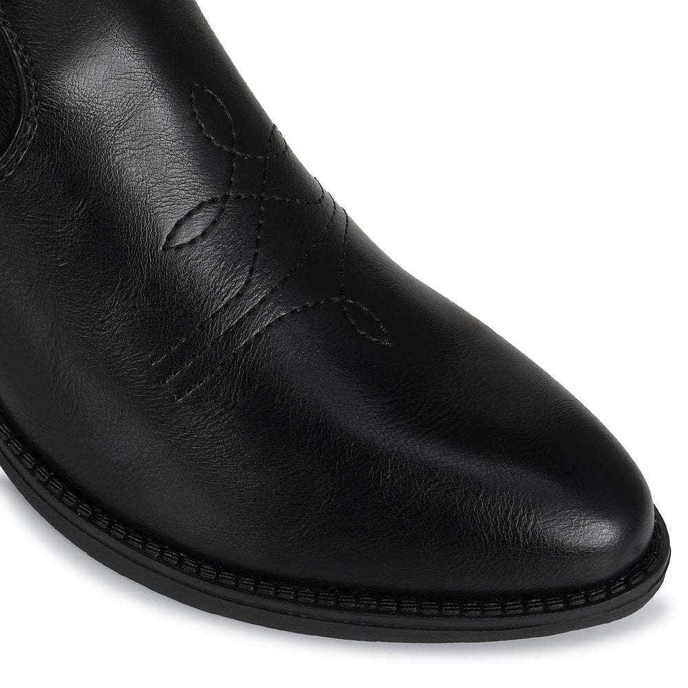 Botin Texana Casual Negro Adv