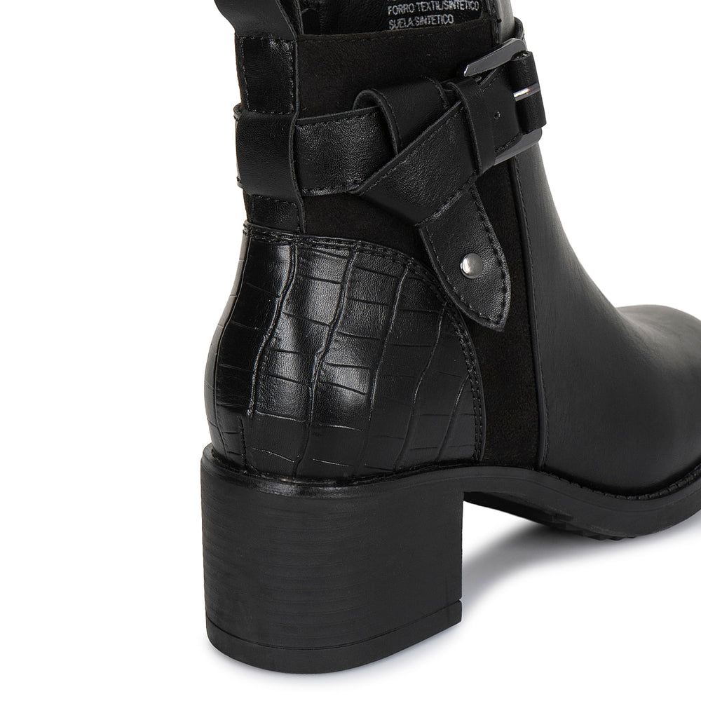 Botin Jodhpur Casual Negro Adv