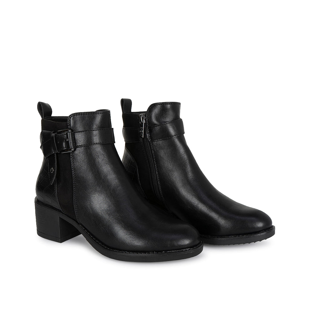 Botin Jodhpur Casual Negro Adv
